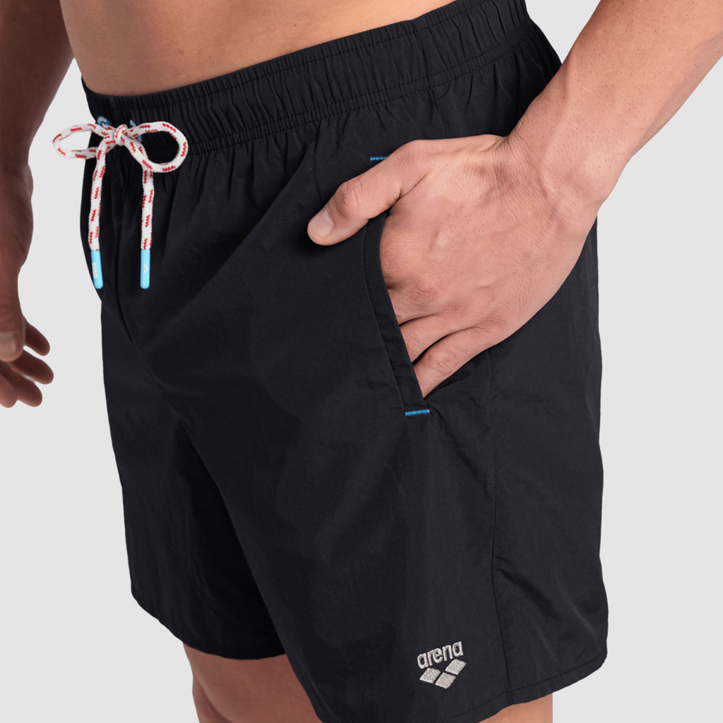 Arena M Arena Pro_File Beach L-Short Beach Short in SCHWARZ