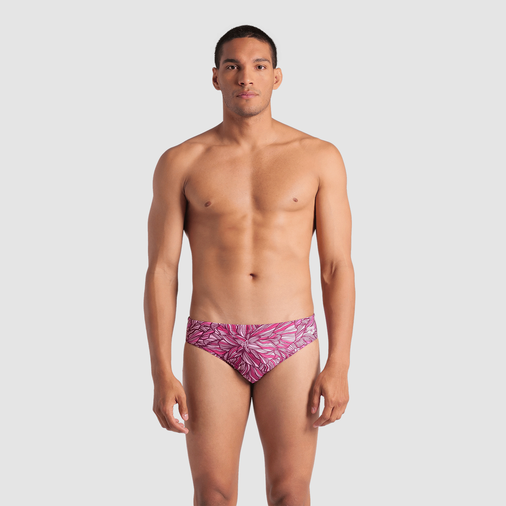 M Arena Pink Dahlia Swim Briefs Swim Slip shocking pink multi Hauptbild_brandshop