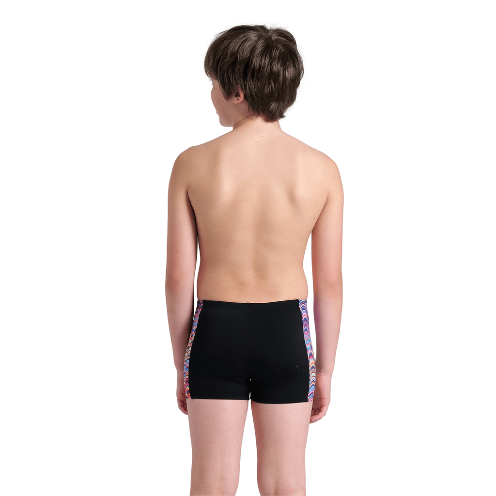 B Arena Ondulation Swim Short Swim Short black/multi violet model_bild_back_brandshop