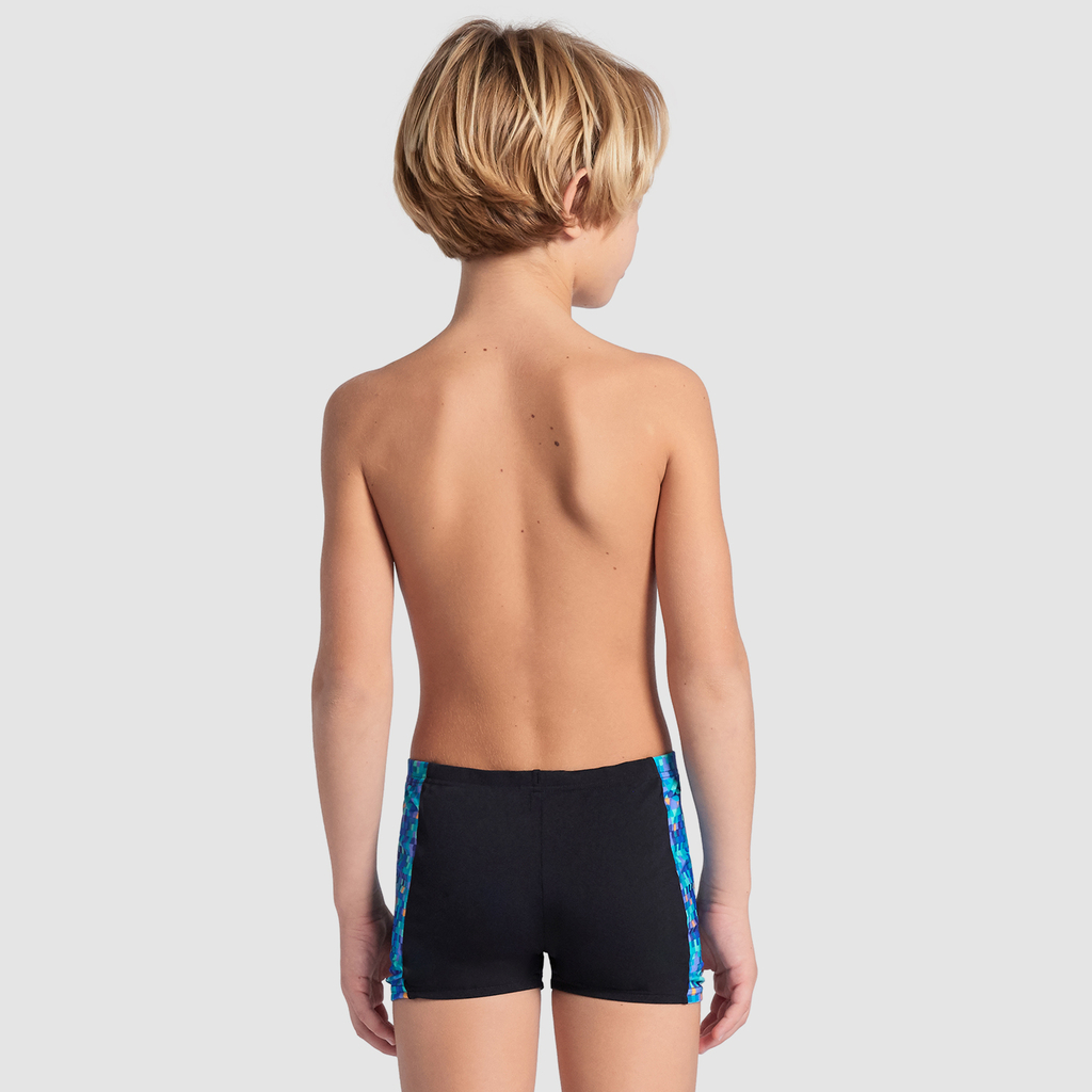 B Arena Pooltiles Swim Short Swim Short black/blue multi rueckseite_bild_brandshop