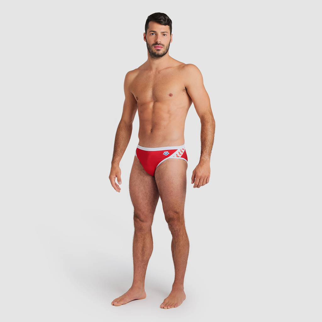 Arena Arena Icons Swim Briefs Solid Swim Slip in ROT