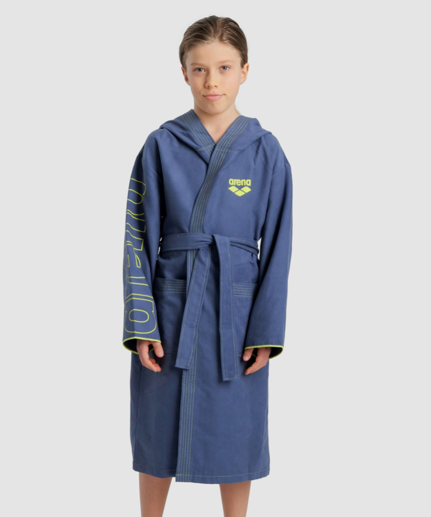 Zeal Plus Bademantel navy/lime model_bild_brandshop