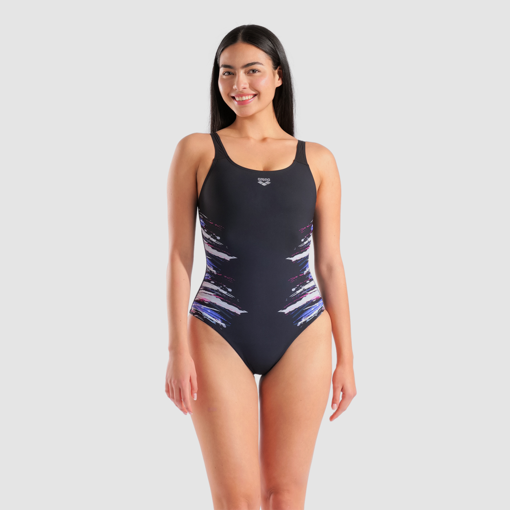 Arena W Arena Angelica Swimsuit U Back Badeanzug in SCHWARZ
