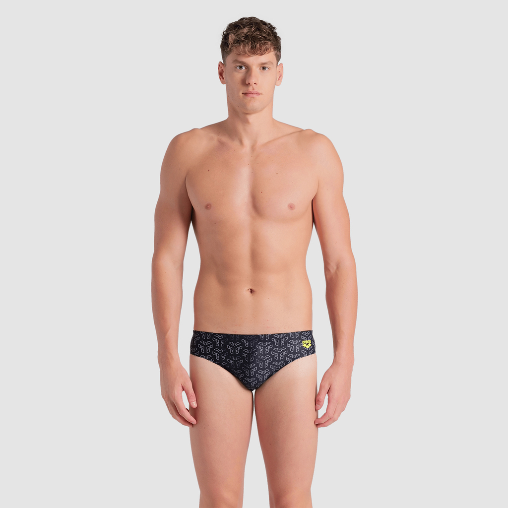 M Arena Monogram Swim Briefs Swim Slip black multi/black Hauptbild_brandshop