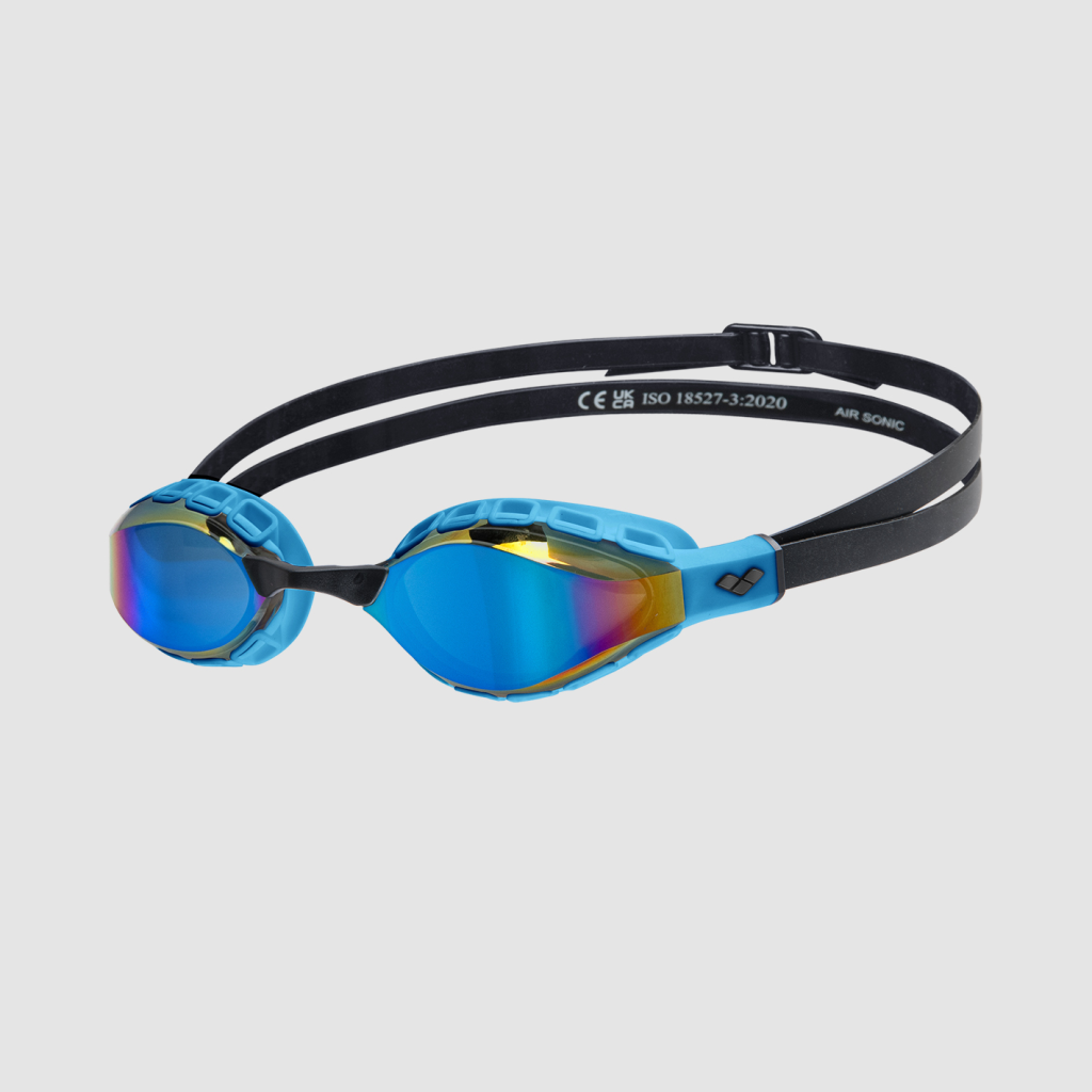 Arena Air Sonic Mirror Wettkampfschwimmbrille in BLAU