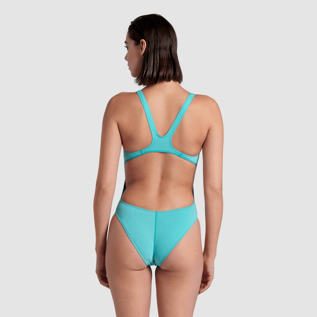 Team Swimsuit Swim Tech Solid Badeanzug water model_bild_back_brandshop