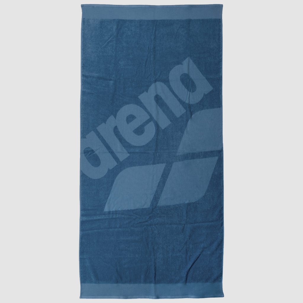 Beach Towel Logo grey blue Hauptbild_brandshop