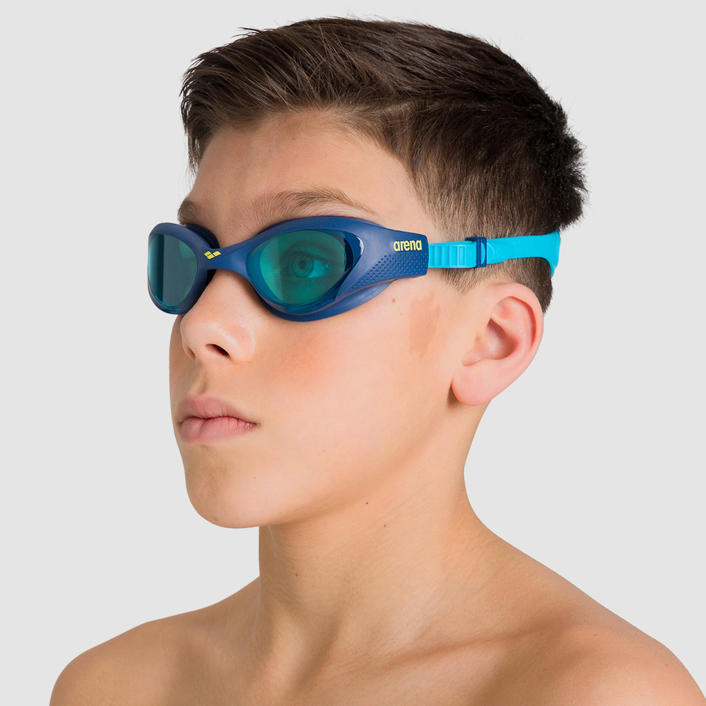 Junior The One Schwimmbrille light blue/blue/light blue model_bild_brandshop