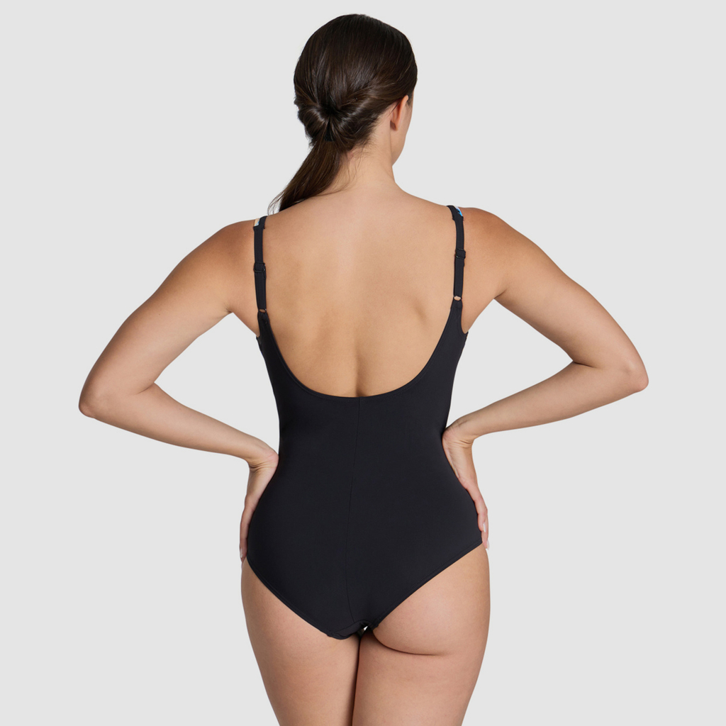 Arena Bodylift Pamela Swimsuit U Back C Cup Badeanzug in SCHWARZ