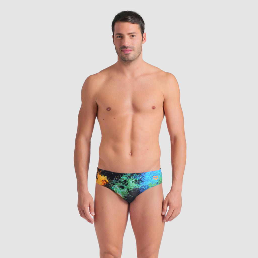 Arena M Arena Vibrant Swim Briefs Swim Slip in SCHWARZ