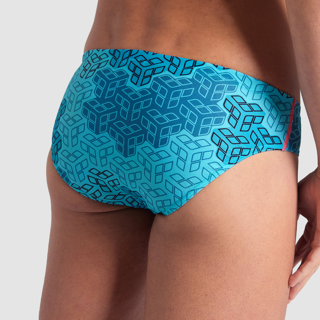 Arena M Arena Camo Kikko Swim Briefs Swim Slip in BLAU