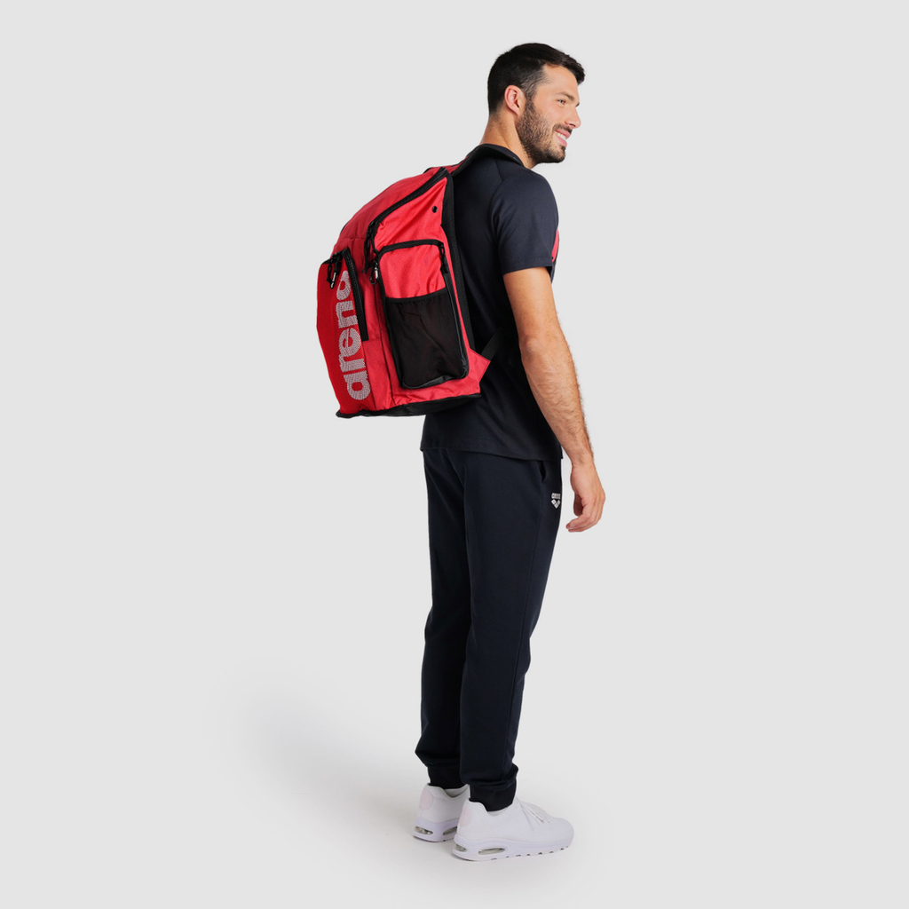 Team Backpack 45 Sportrucksack team red melange rueckseite_bild_brandshop