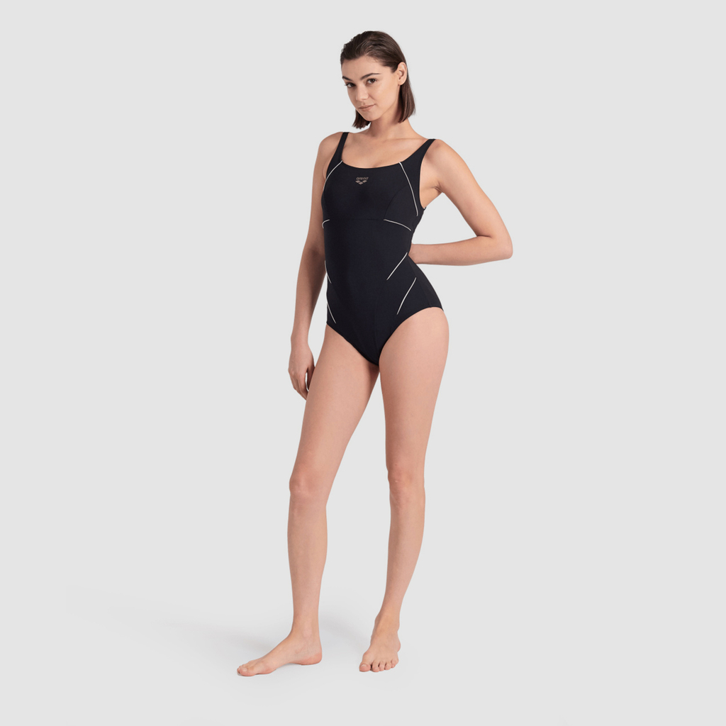 Arena Bodylift Jewel One Piece R Badeanzug in SCHWARZ