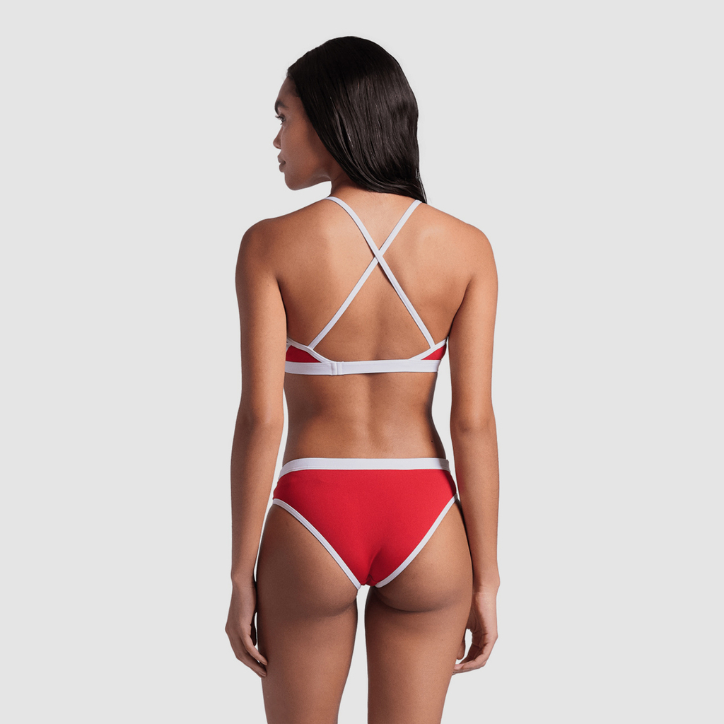 Arena Arena Icons Bikini Cross Back Solid Bikini in ROT