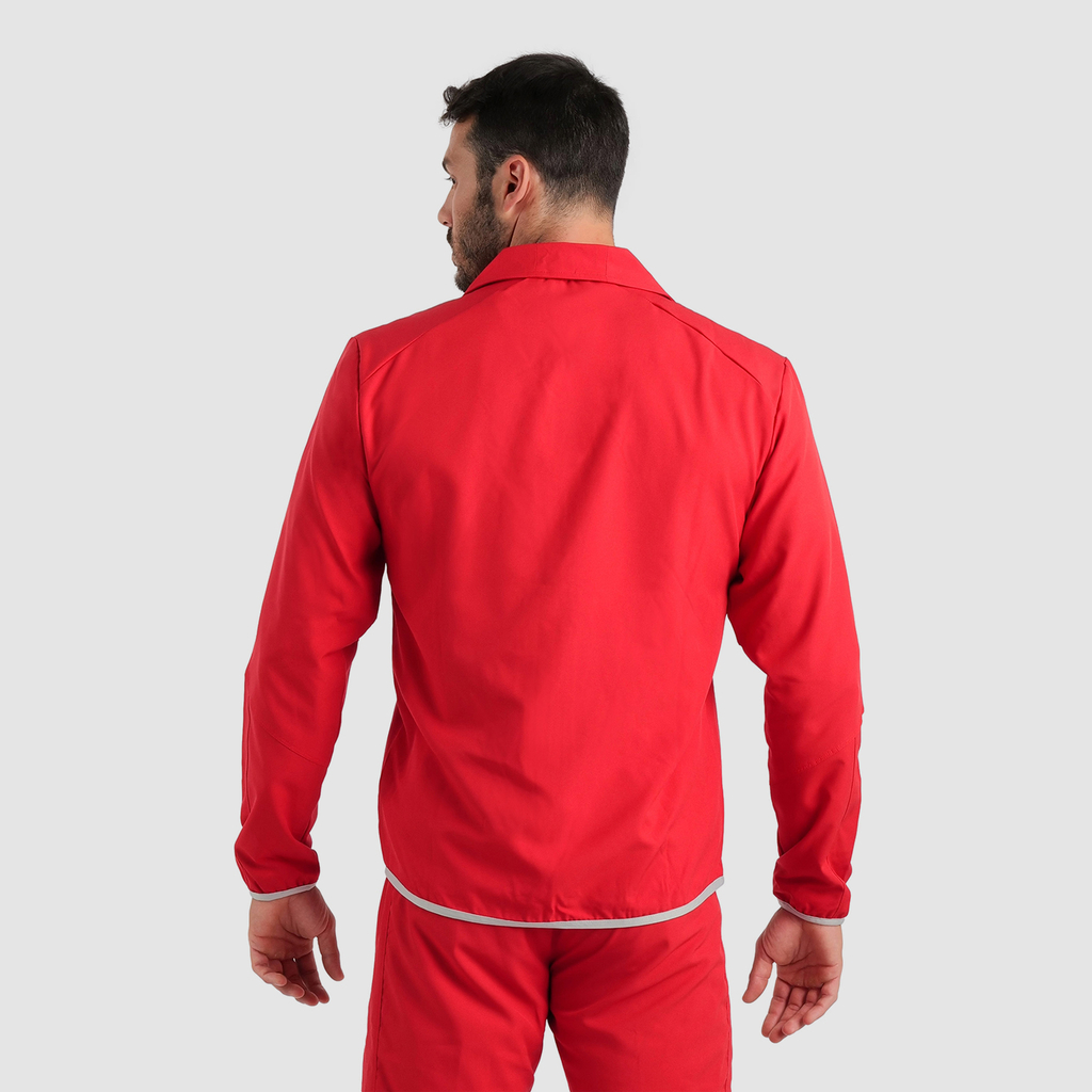 Team Jacket Panel red model_bild_back_brandshop