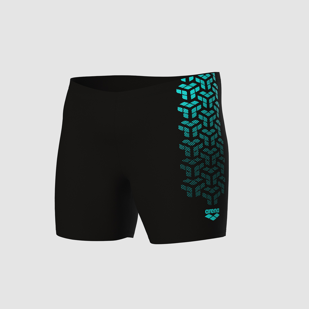 Arena Arena Kikko V Swim Mid Jammer Graphic in SCHWARZ