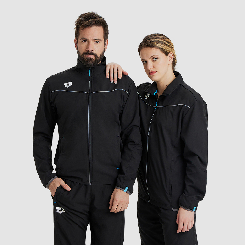 Arena Team Jacket Panel in SCHWARZ