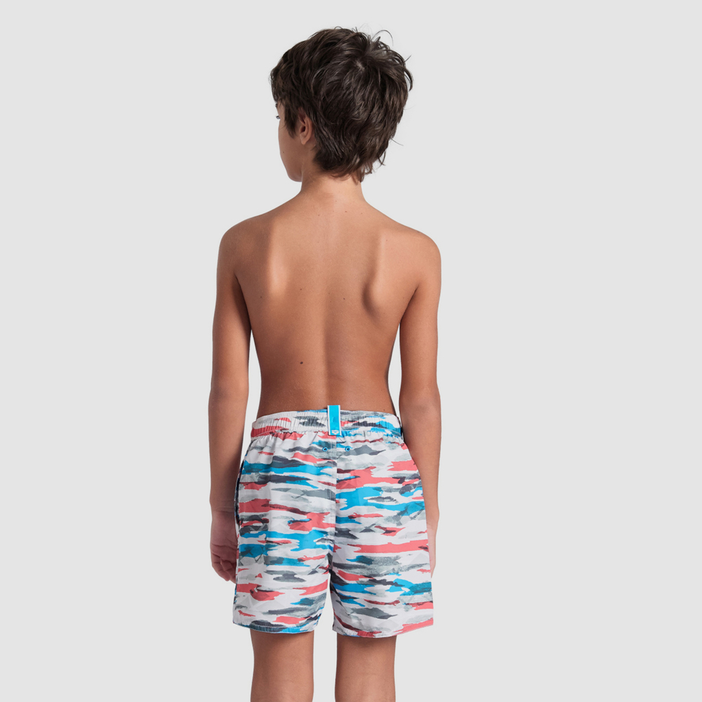 B Beach Boxer Allover Beach Short white/turquoise multi rueckseite_bild_brandshop