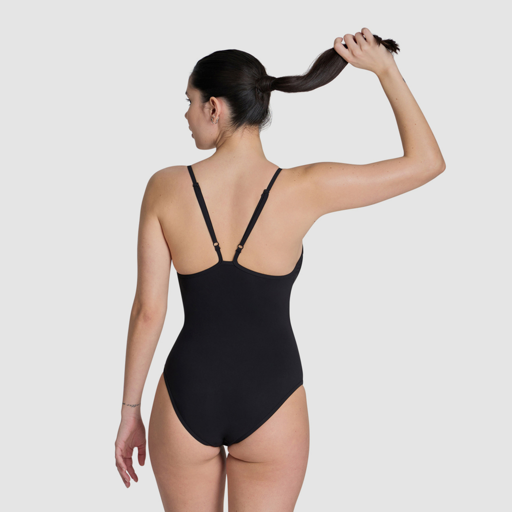 Arena Water Touch Swimsuit Closed Back Badeanzug black model_bild_back_brandshop