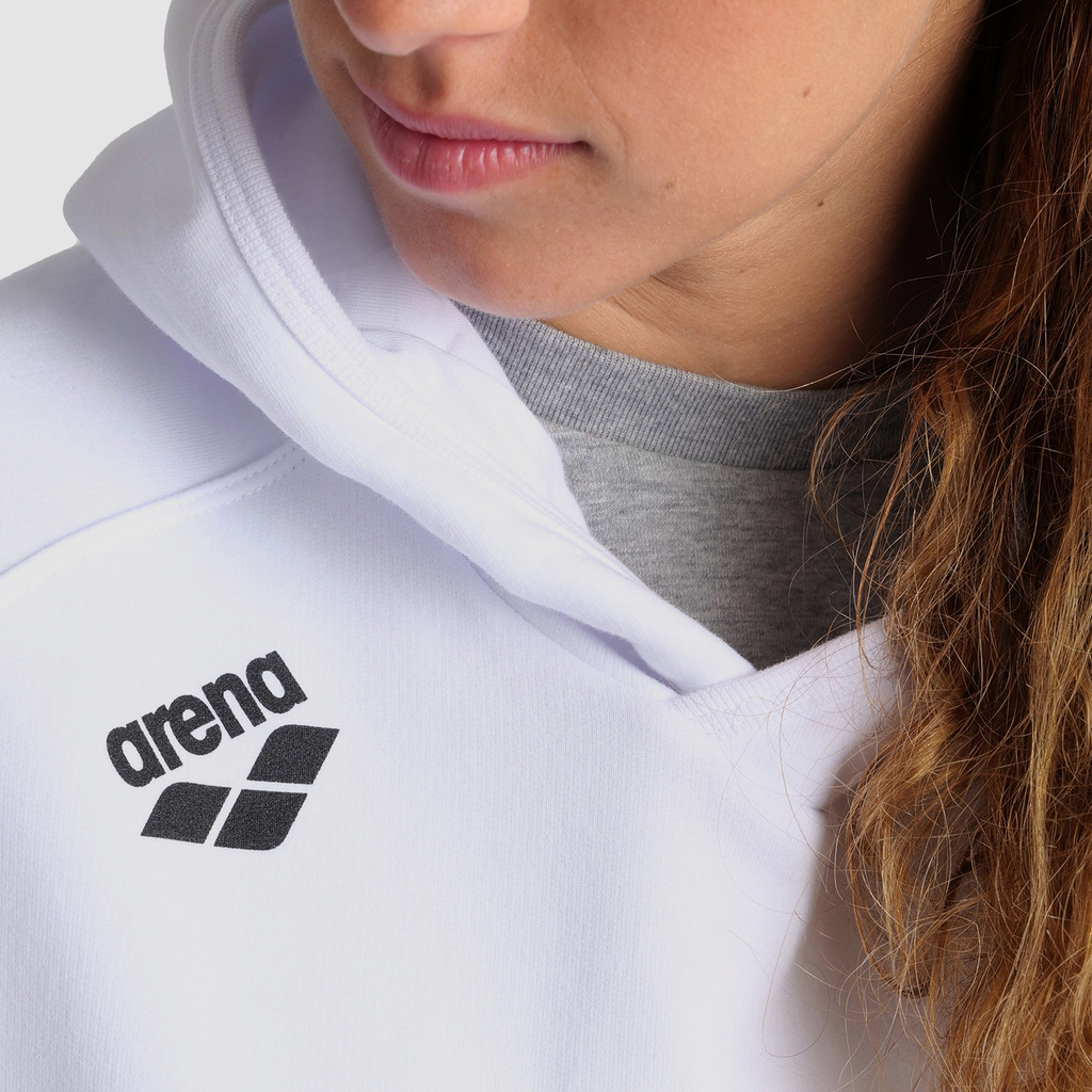 Arena Team Hooded Sweat Panel in WEISS