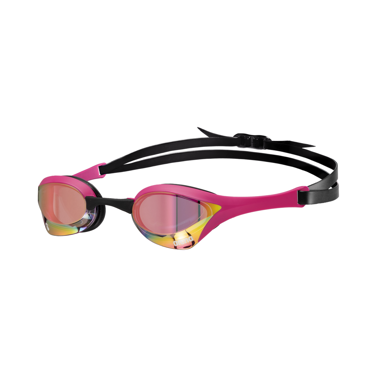 Arena Cobra Ultra Swipe Mirror Wettkampfschwimmbrille in PINK