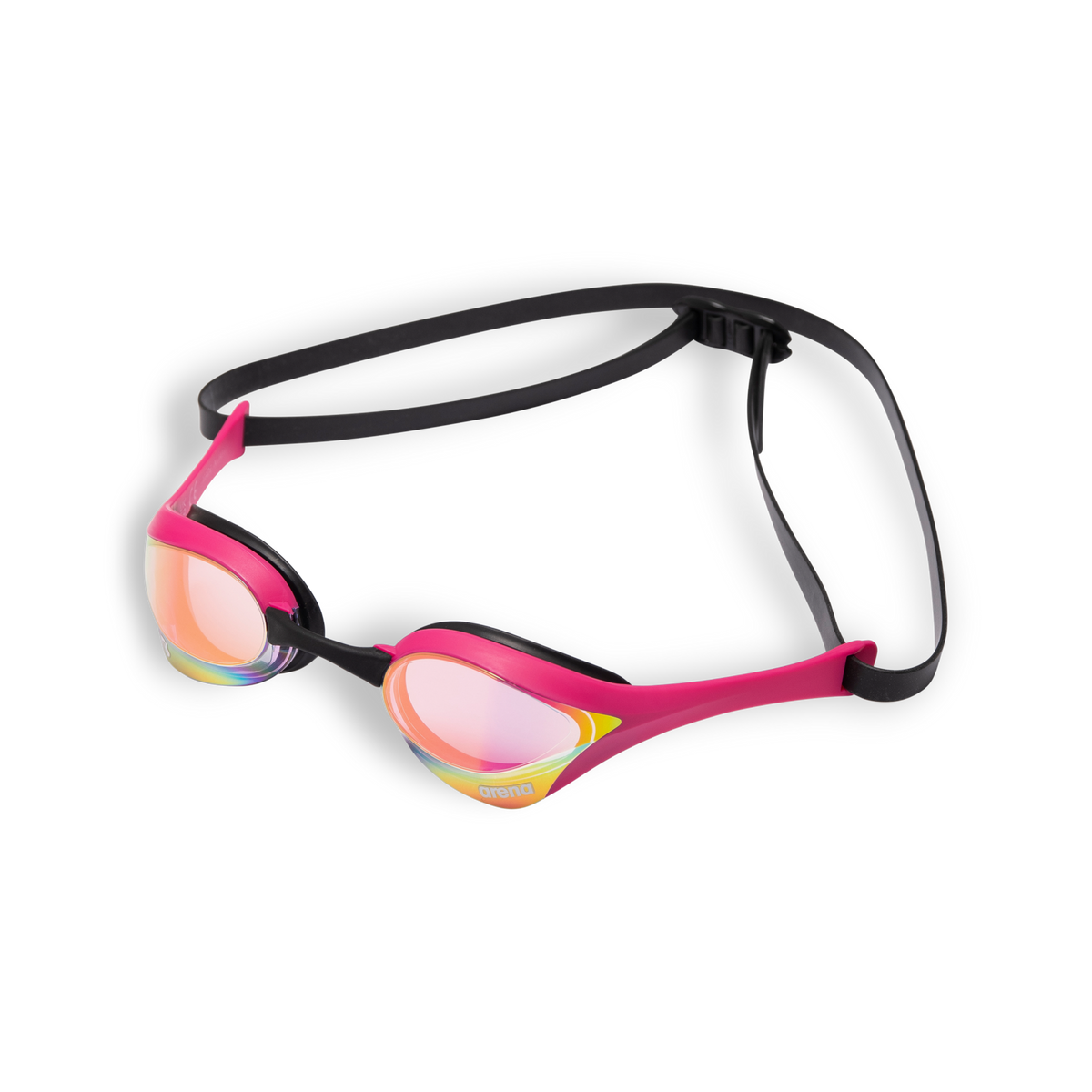 Arena Cobra Ultra Swipe Mirror Wettkampfschwimmbrille in PINK