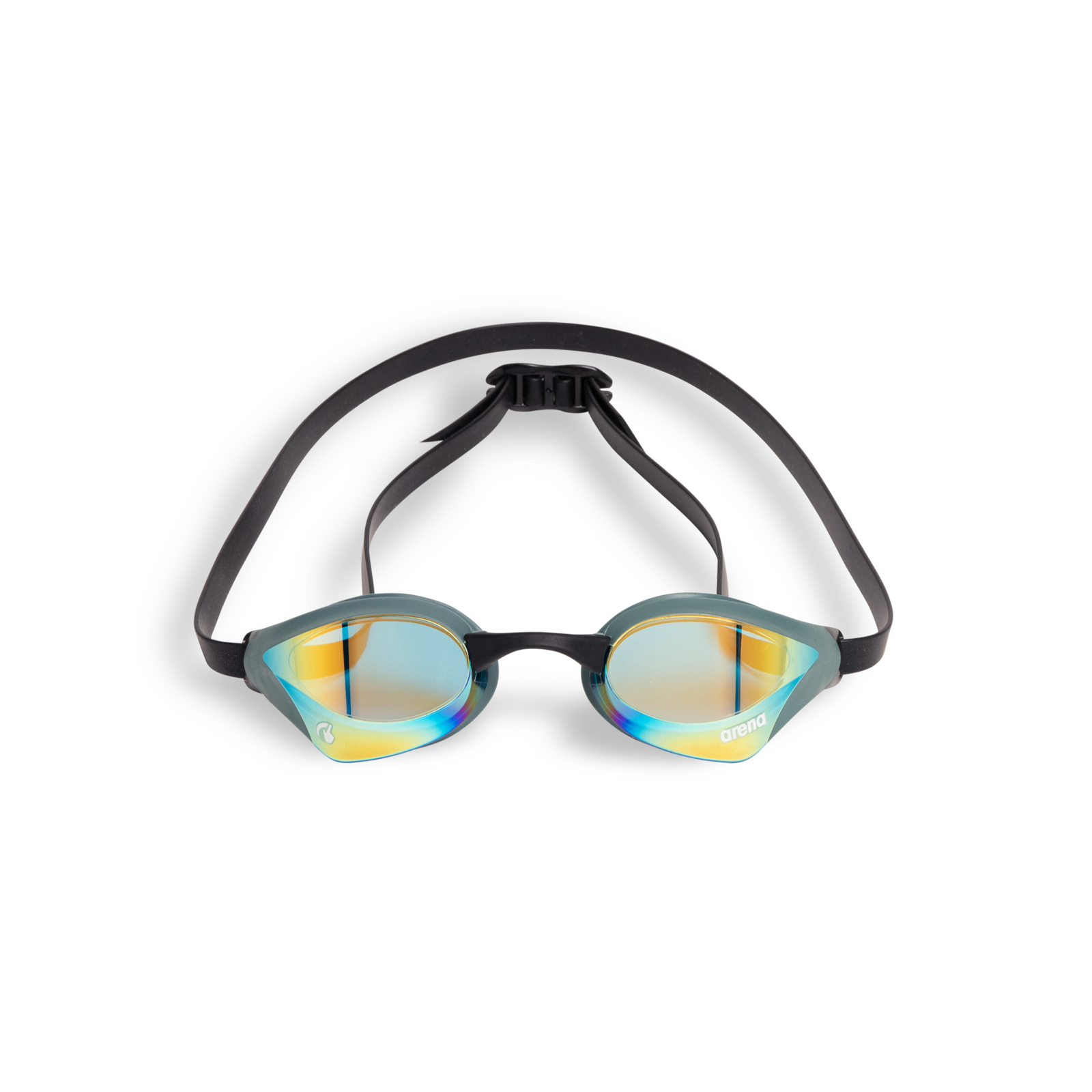 Arena Cobra Core Swipe Mirror Wettkampfschwimmbrille in SCHWARZ