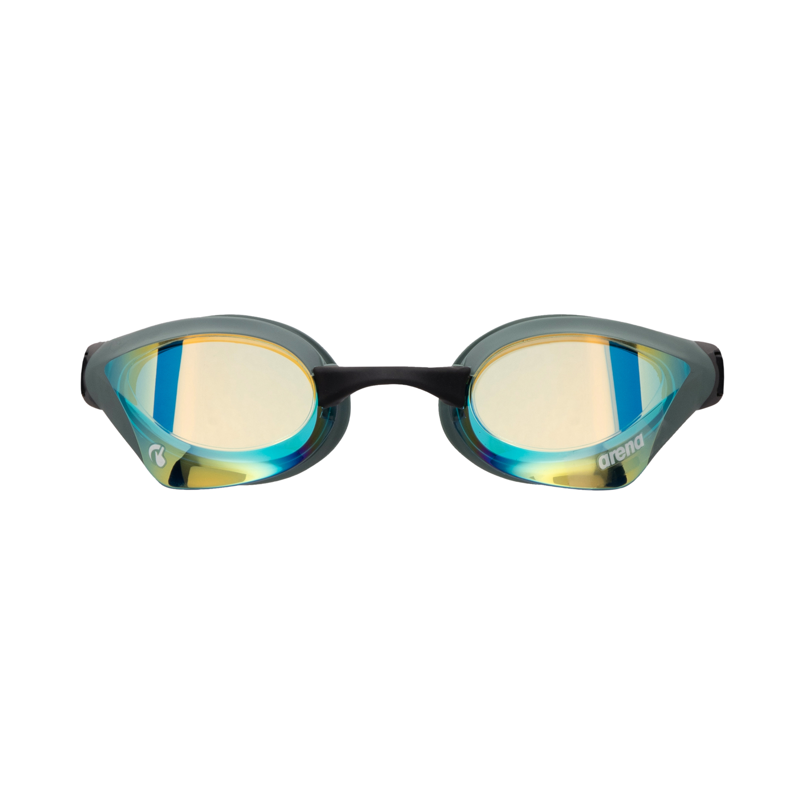 Arena Cobra Core Swipe Mirror Wettkampfschwimmbrille in SCHWARZ