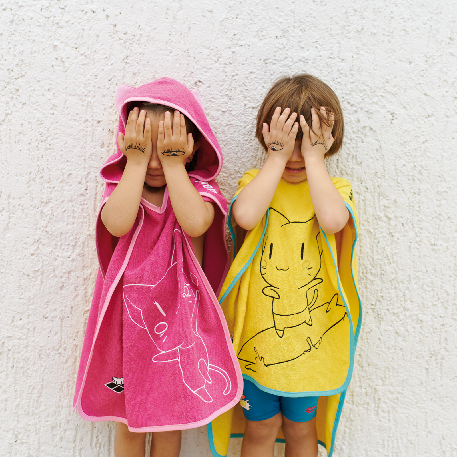 Arena Friends Poncho in GELB