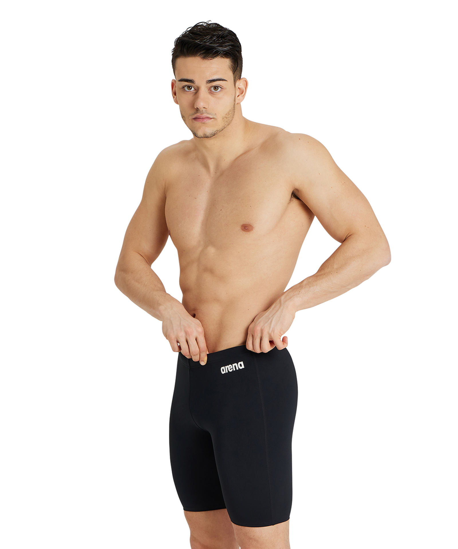Arena Team Swim Jammer Solid in SCHWARZ