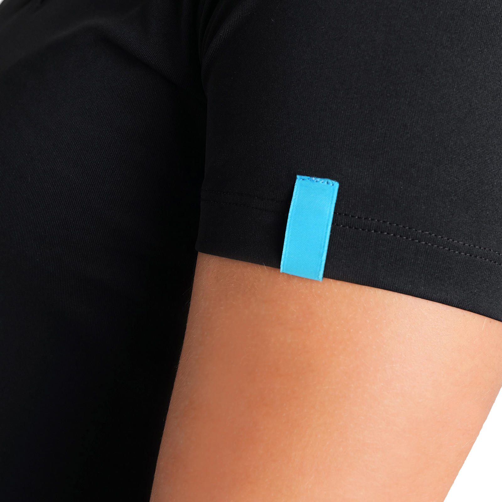 Arena Team Poloshirt Solid in SCHWARZ