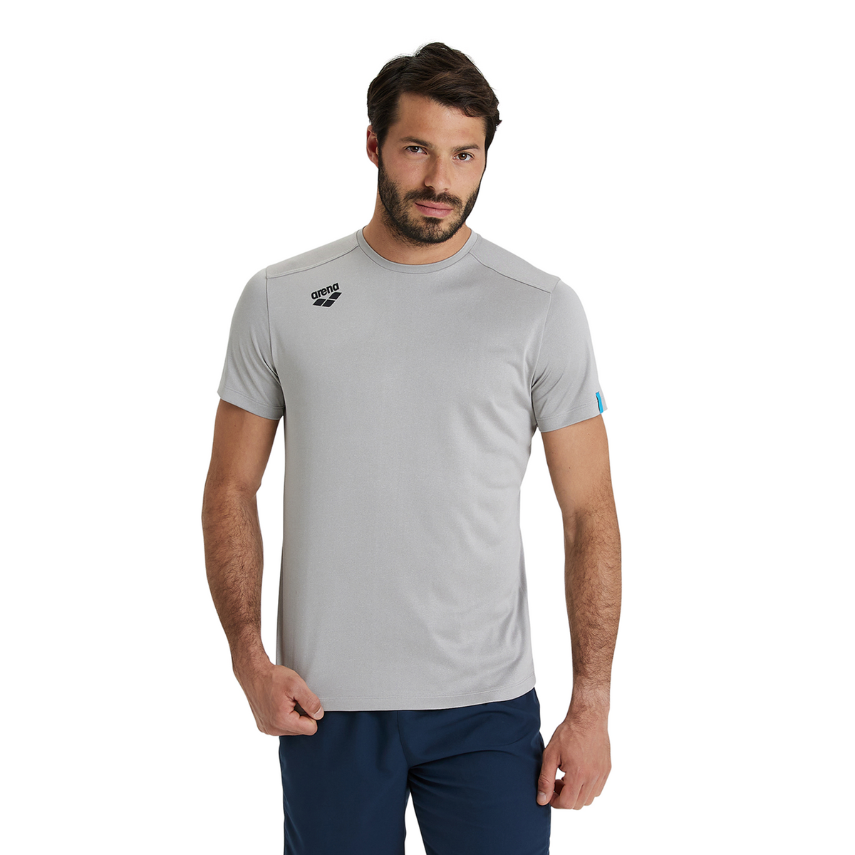 Arena Team T-Shirt Solid in GRAU