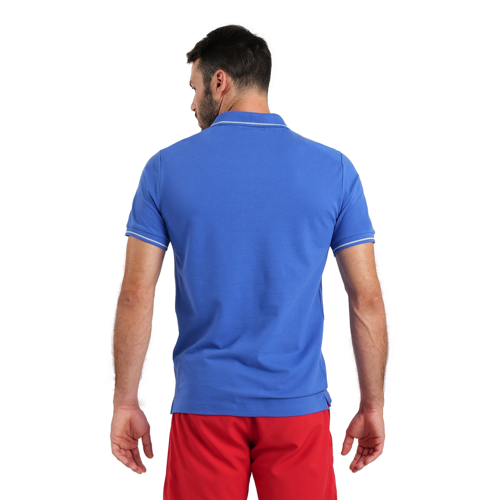 Arena Team Poloshirt Solid Cotton in BLAU