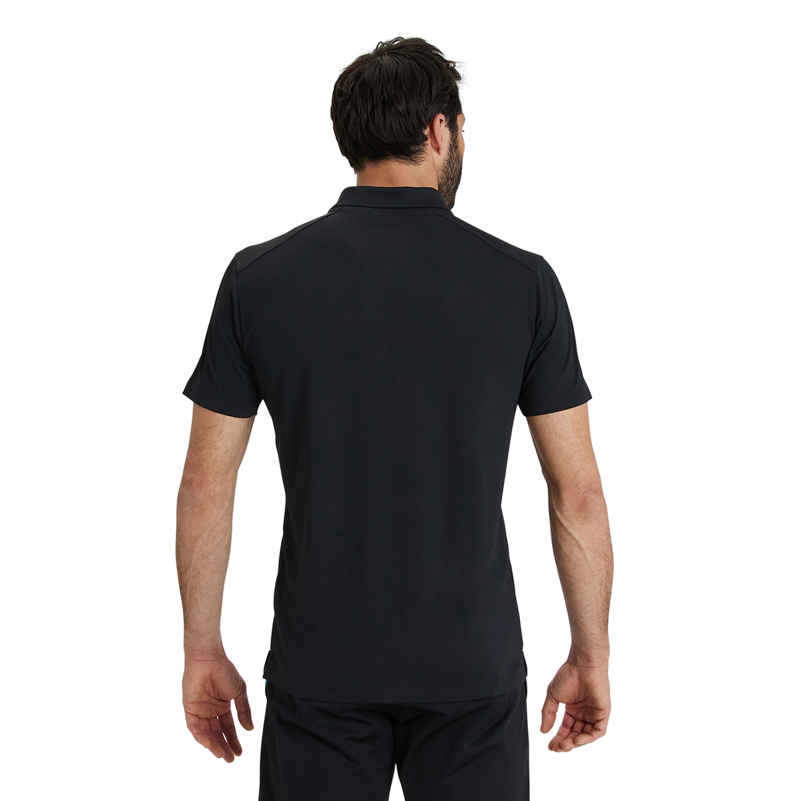 Arena Team Poloshirt Solid in SCHWARZ