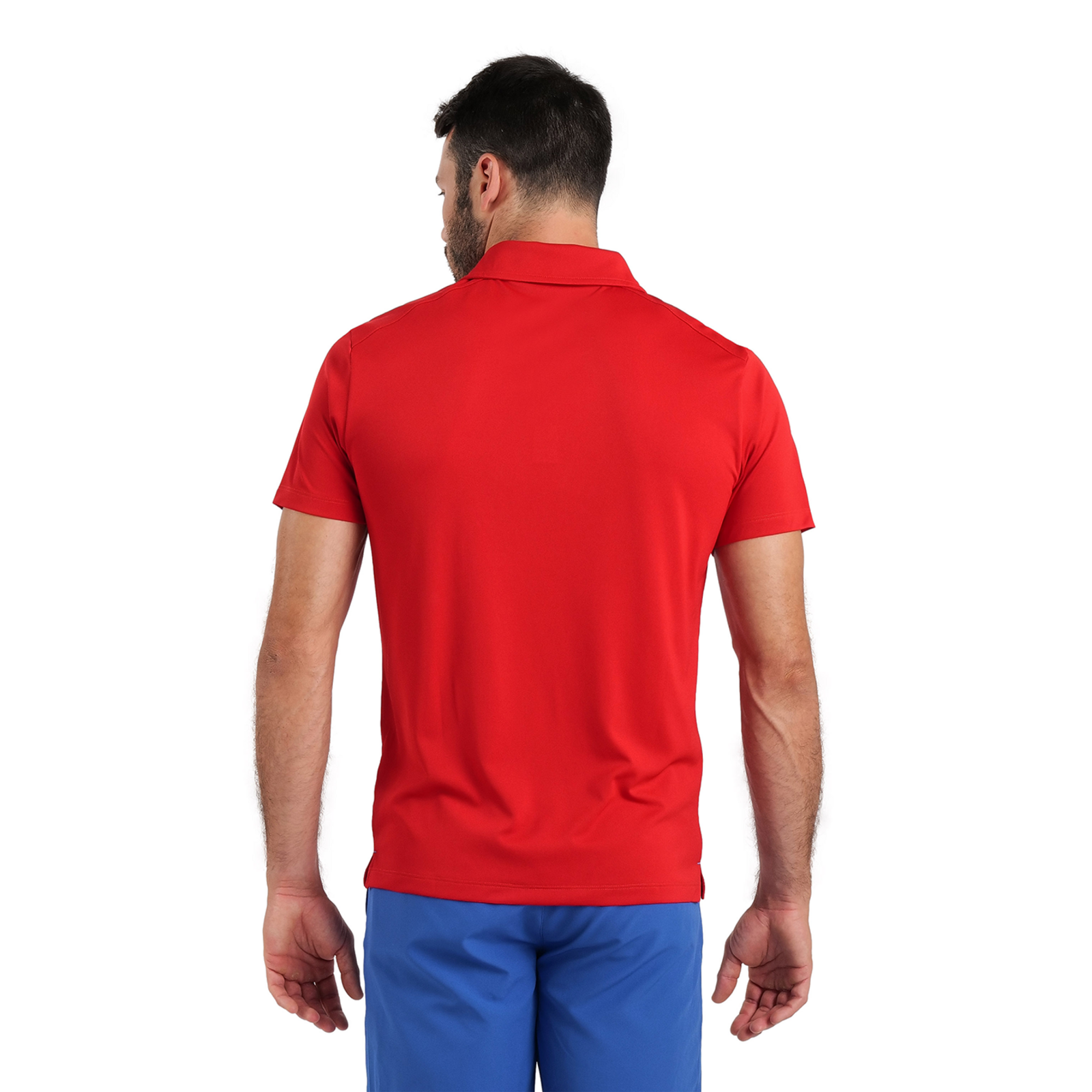Arena Team Poloshirt Solid in ROT