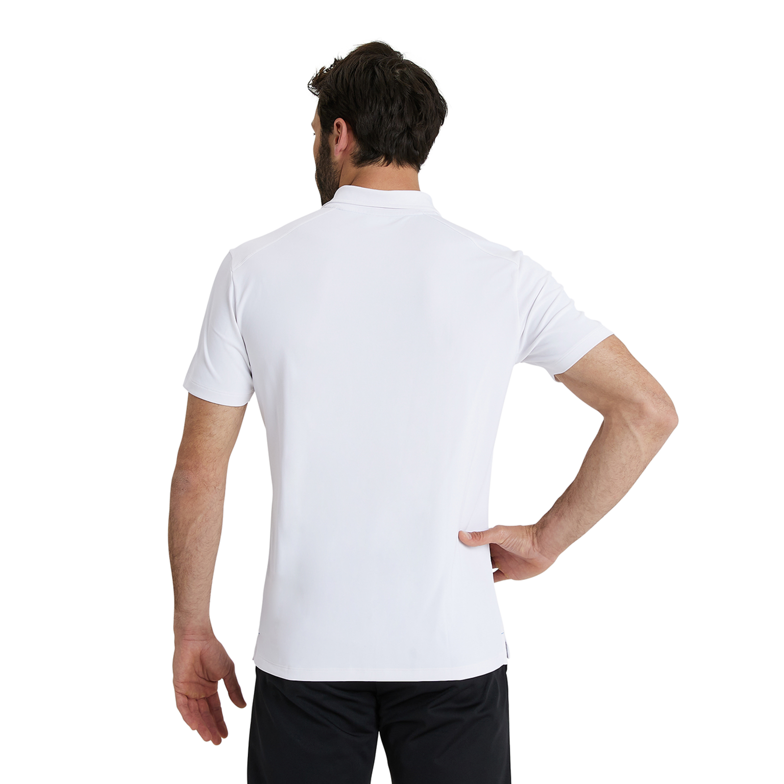 Arena Team Poloshirt Solid in WEISS