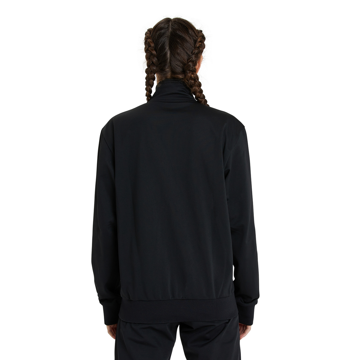 Arena Team Jacket Panel Knitted Poly in SCHWARZ