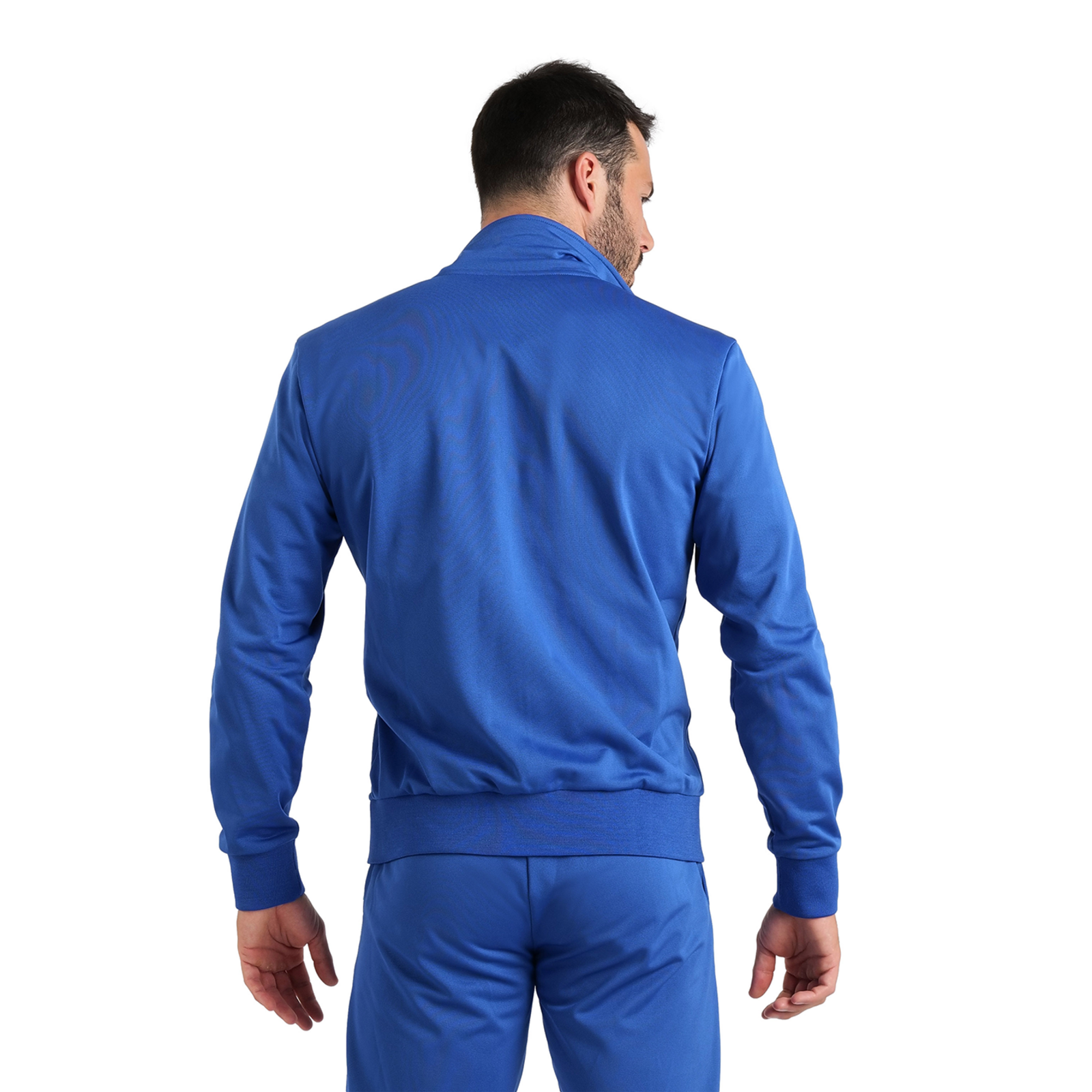 Arena Team Jacket Panel Knitted Poly in BLAU