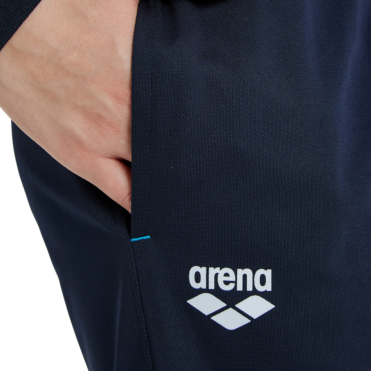 Arena Team Pant Solid Knitted Poly in BLAU