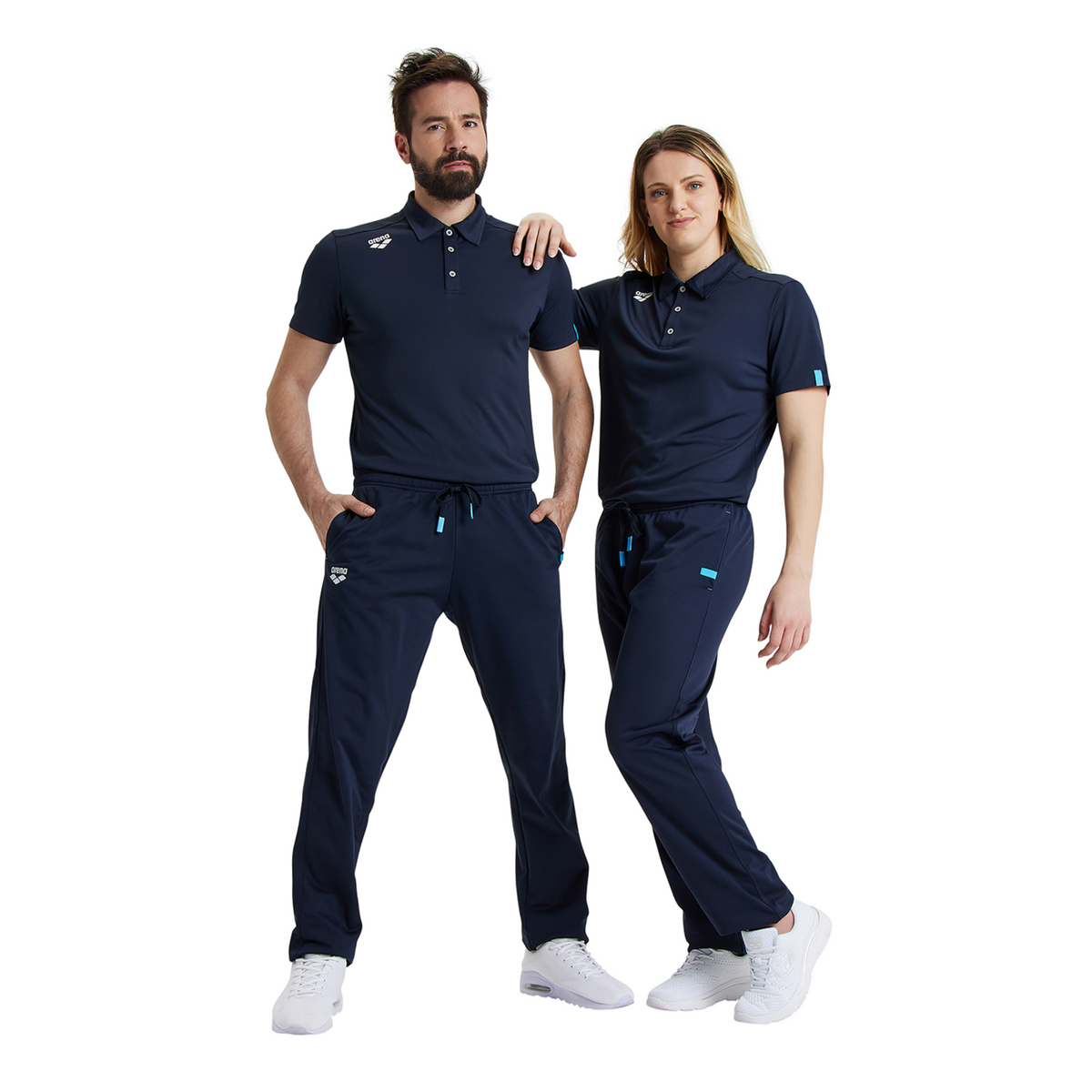 Arena Team Pant Solid Knitted Poly in BLAU