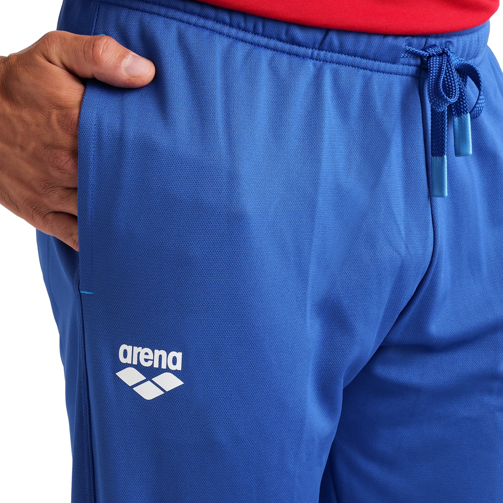Arena Team Pant Solid Knitted Poly in BLAU