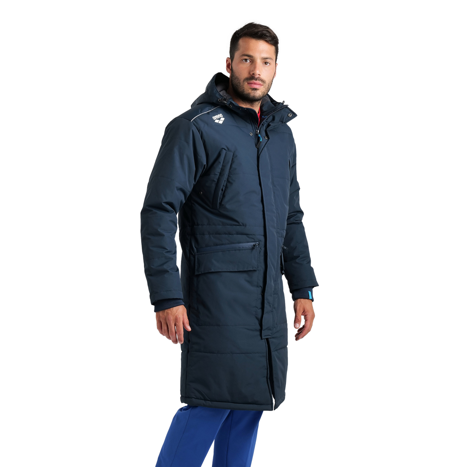 Arena Team Parka Solid in BLAU