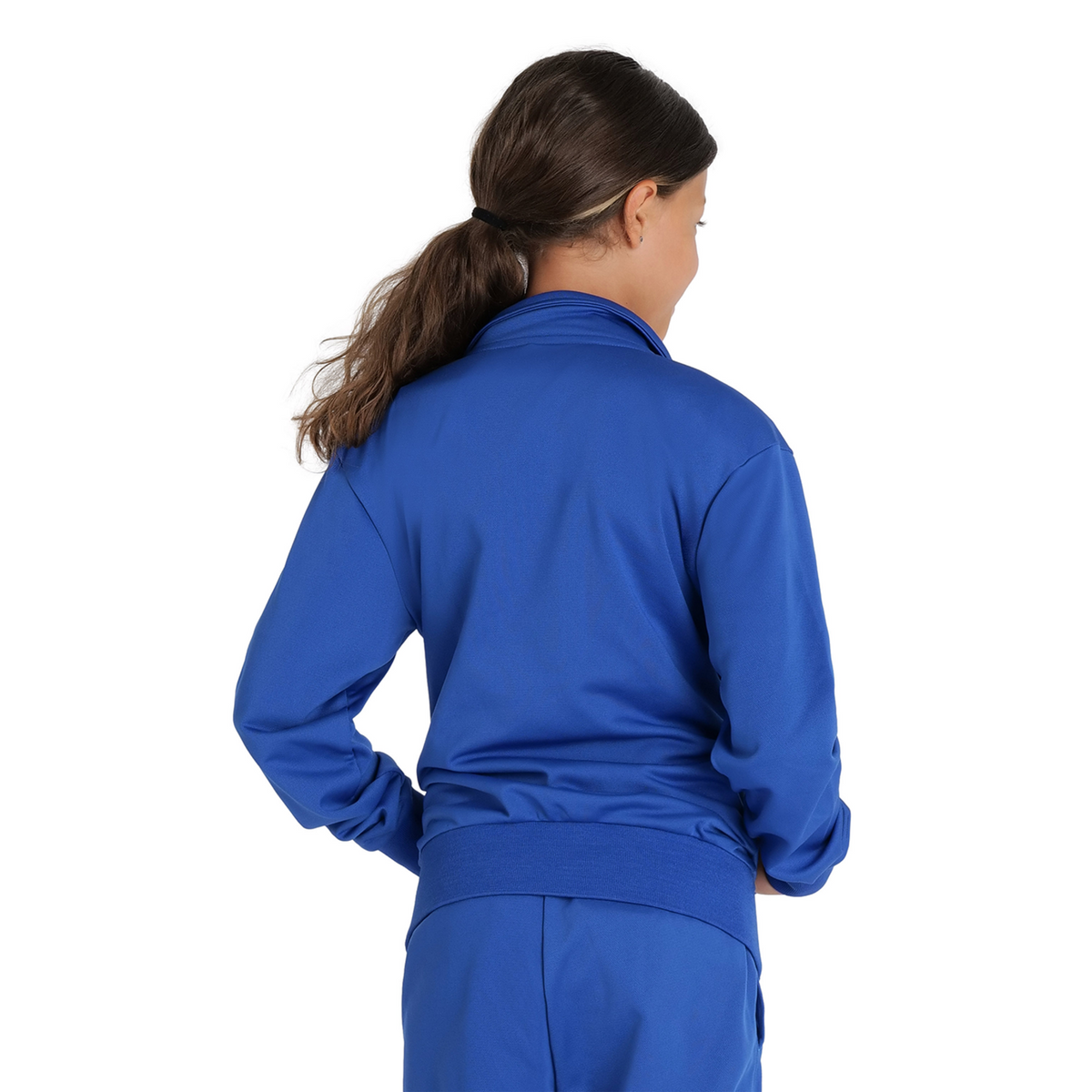 Arena Team Jacket Panel Knitted Poly in BLAU