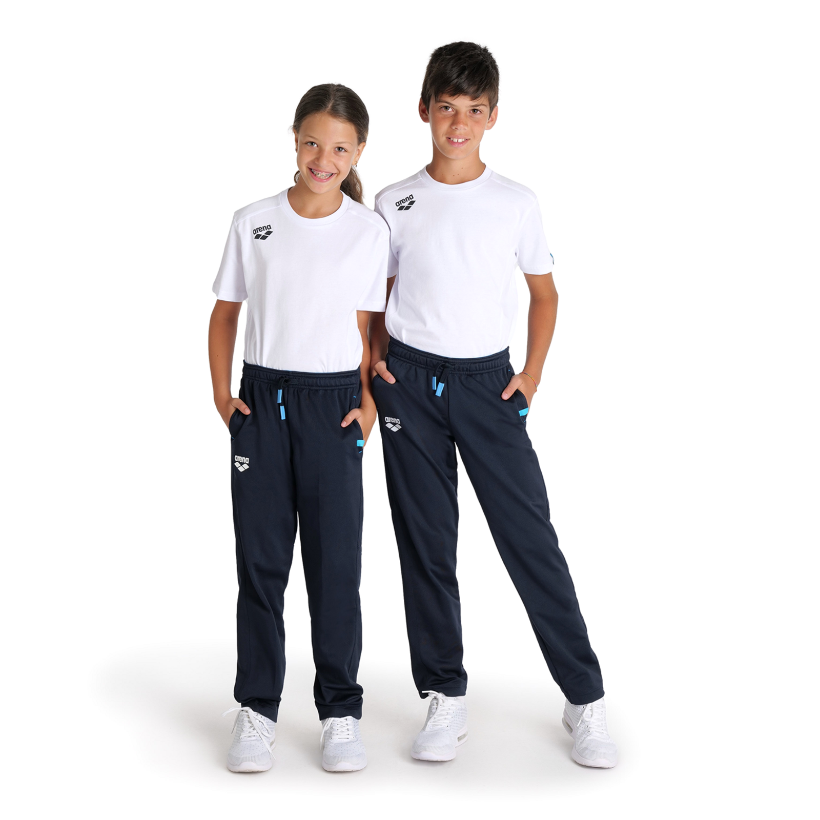 Arena Team Pant Solid Knitted Poly in BLAU