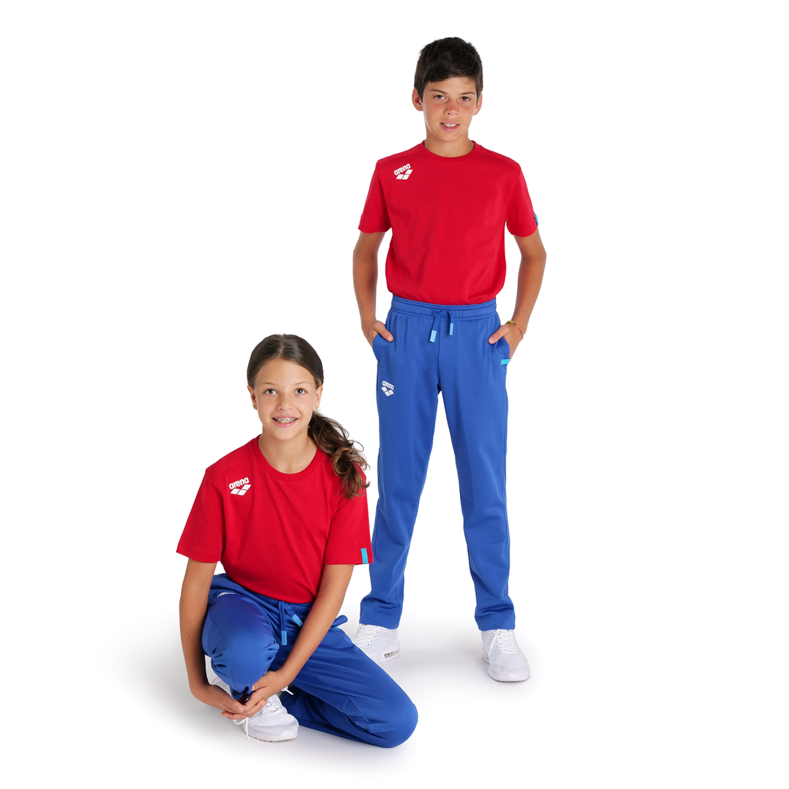 Arena Team Pant Solid Knitted Poly in BLAU