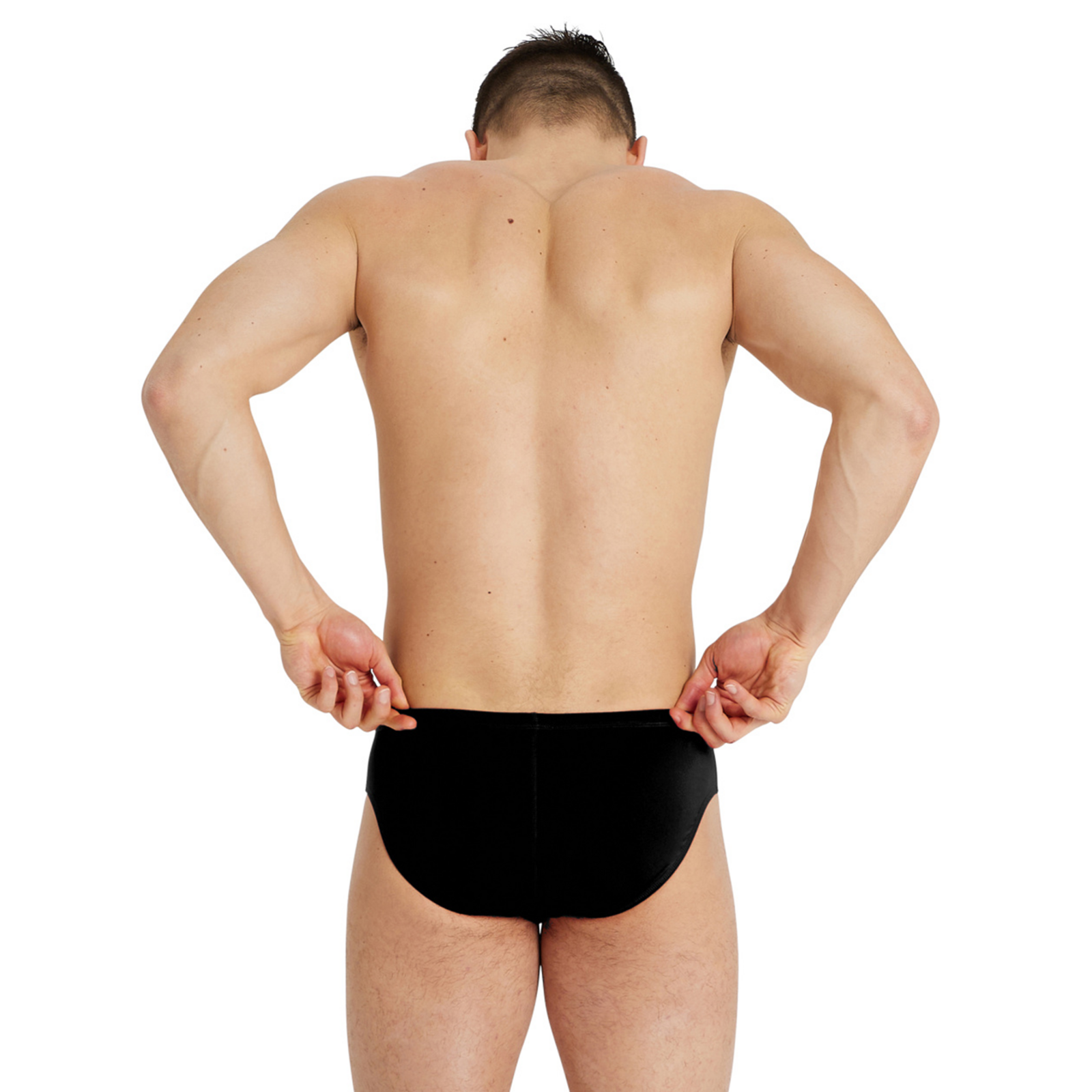 Arena Team Swim Briefs Waterpolo Solid Swim Slip in SCHWARZ