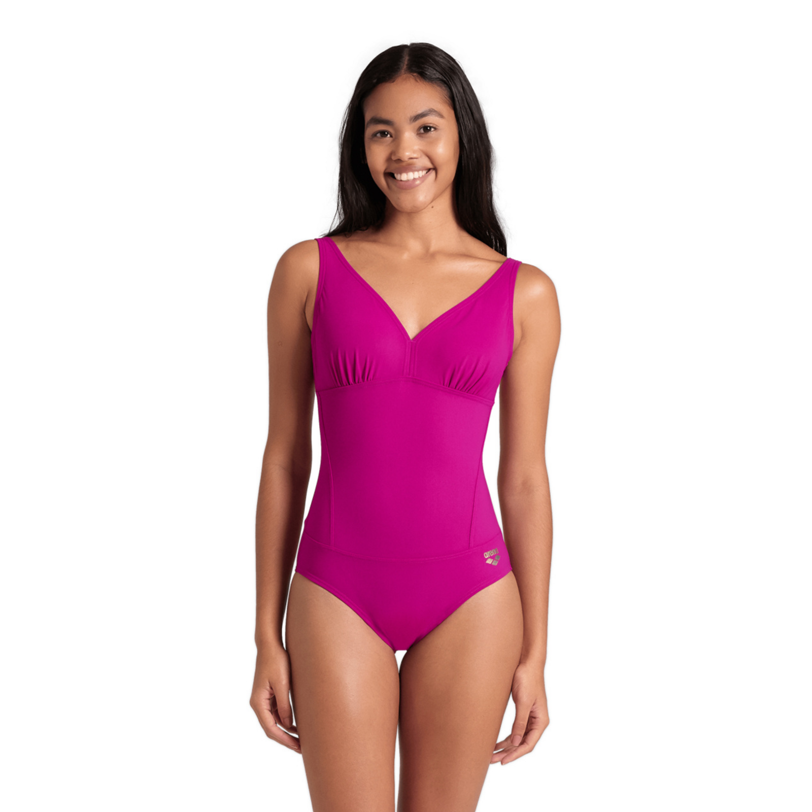 Arena W Bodylift Swimsuit Maura U Back Figurformender Badeanzug in VIOLETT