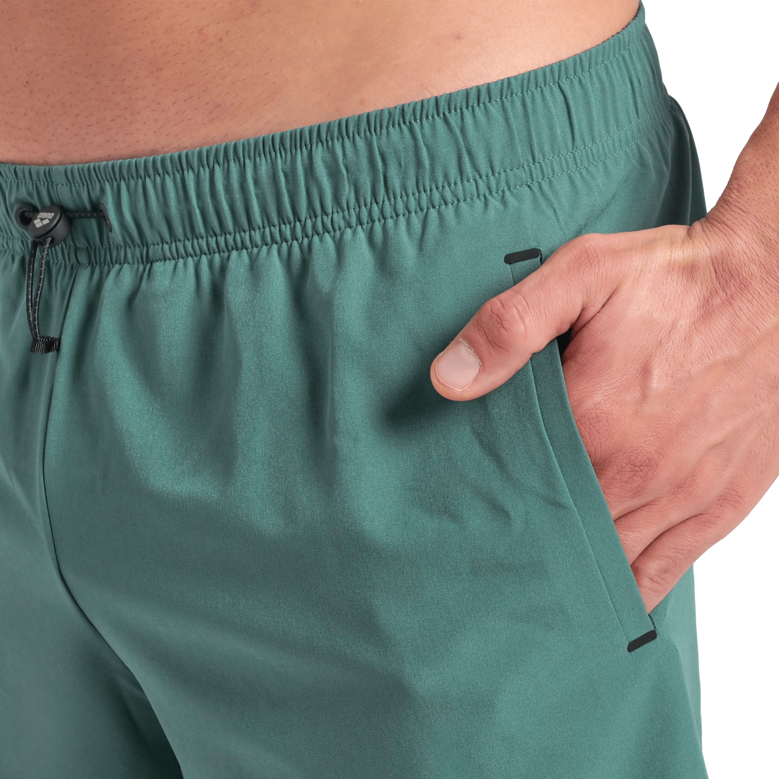 Arena M Arena Evo Beach Boxer Solid Beach Short in GRÜN