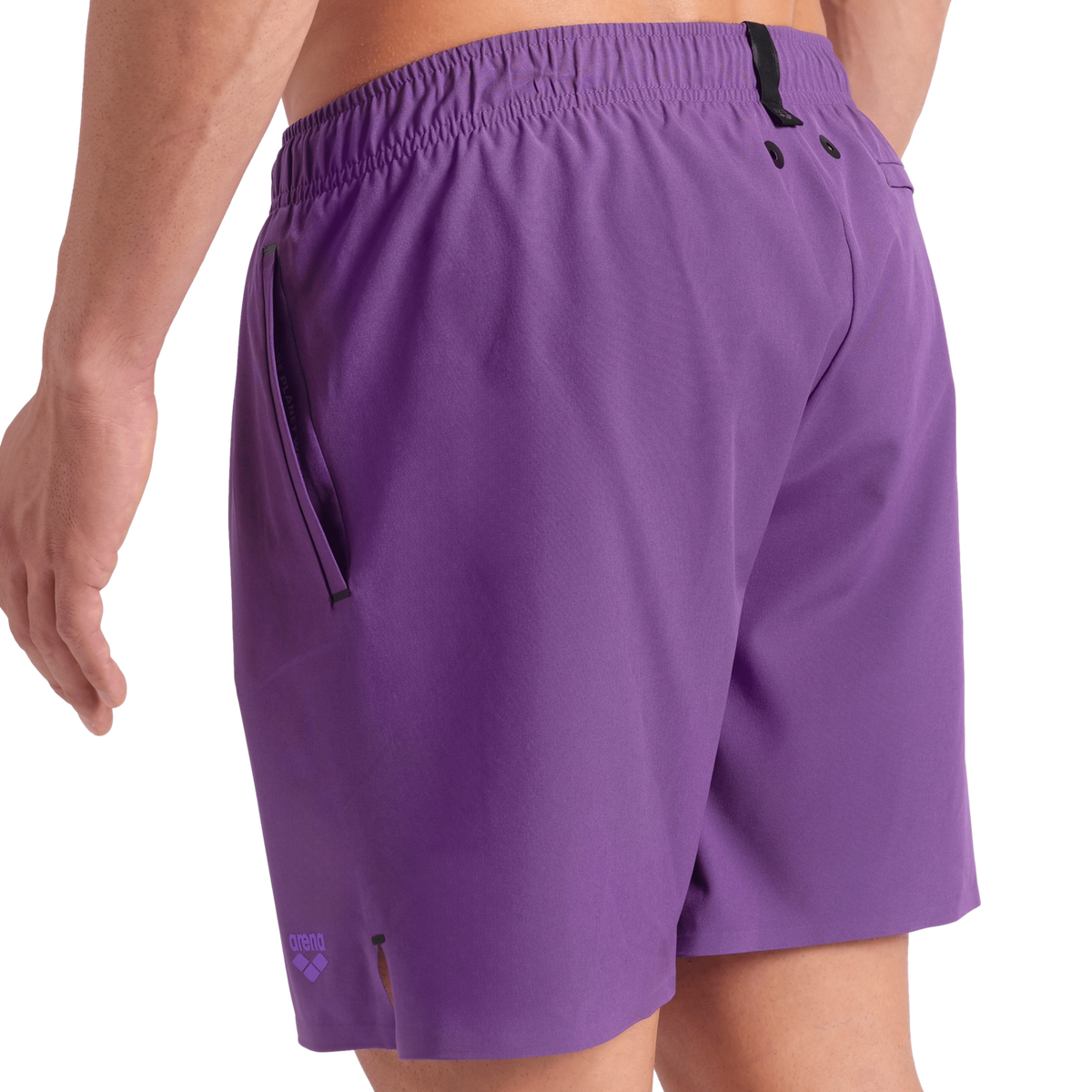 Arena M Arena Evo Beach Boxer Solid Beach Short in VIOLETT