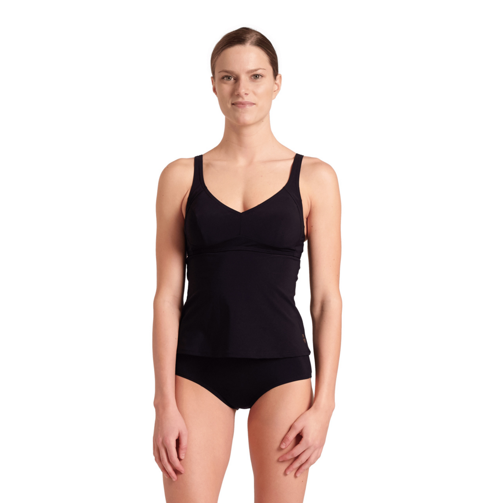 Arena W Bodylift Swimsuit Manuela Tankini C Cup Figurformender Badeanzug in SCHWARZ